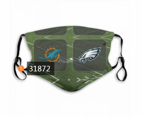 NFL Miami Dolphins 802020 Dust mask with filter
